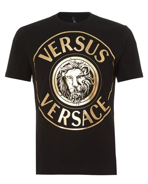 versace versus tee|Versace shirt men's price.